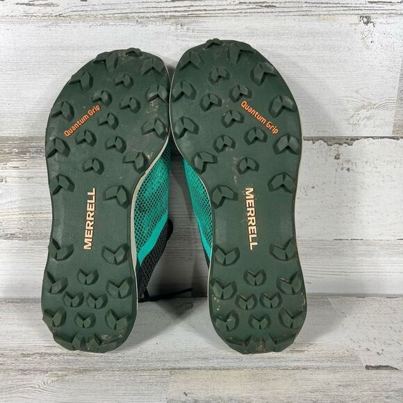 Merrell Skyfire Women's Quantum Grip Trail Running Shoes Green &‎ Black Size 6 - Picture 8 of 9